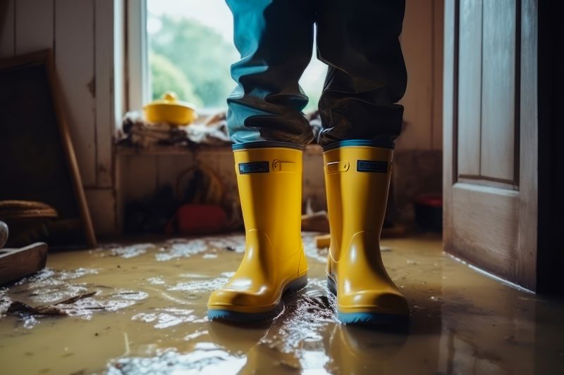 Products For Flooded Home Cleanups in use